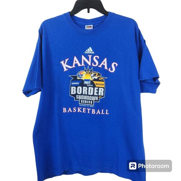 Fruit Of The Loom Kansas Jayhawks 2010 Border Showdown Series SS Tee Size XL - Picture 1 of 4